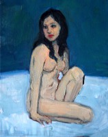 Originálny obraz - Nahé dievča