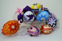 patchwork- textilné vajíčko